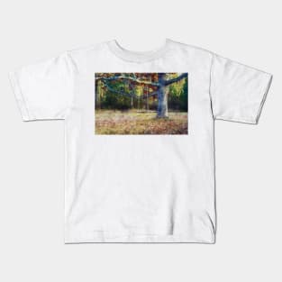 Tree Swing In Autumn 8 Kids T-Shirt